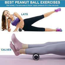 Load image into Gallery viewer, Vibrating Massage Ball for Pain Relif, Mobility Ball for Physical Therapy and Workout Recovery, Deep Tissue Myofascial Release Tools - Back, Shoulder & Foot Muscle Massager (Black)