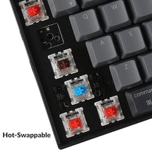 Load image into Gallery viewer, Keychron K10 Wireless Mechanical Gaming Keyboard, Hot-Swappable 104 Keys Full Size Gateron G Pro Brown Switch, White LED Backlight USB-C Wired Bluetooth Professional Office Keyboard for Mac/Windows