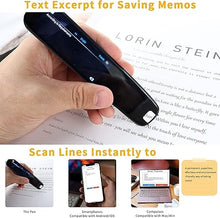 Load image into Gallery viewer, Upgraded Translation Scanning Pen, Mobile Scanner Translator, Reading Pen, 112 Language Translating Device, OCR Digital for Language Learners Business Travel