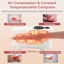 Load image into Gallery viewer, AERLANG Hand Massager,Hand Massage Machine with Heat and Compression, Hand Massager for Arthritis and Carpal Tunnel,Cordless Finger Massager Electric Massagers Birthday Gifts for Women Men Mom Dad