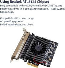Load image into Gallery viewer, 6 Port 2.5 Gigabit PCI-e x4 Ethernet Network Card