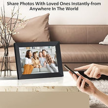 Load image into Gallery viewer, Digital Picture Frame Wi-Fi 10.1inch Smart Digital Photo Frame,Electronic Digital Picture Frames Load from Phone,1280x800 HD IPS Touch Screen-Share Photo/Video-Weather/Clock/Alarm-via Free APP-Black