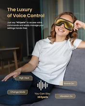 Load image into Gallery viewer, RENPHO Eye Massager with Heat and Cooling, Christmas/Birthday Gifts for Women/Men, Eyeris 3 Voice Control Eye Massager with Removable Gel Mask & DIY Massage Settings, Eye Care Devices for Relax