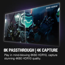 Load image into Gallery viewer, Elgato 4K Pro, Internal Capture Card: 8K60 Passthrough/4K60 HDR10 with Ultra-Low Latency on PS5, Xbox Series X/S, OBS and More, for Streaming & Recording, Works with Windows PC and Dual PC Setups