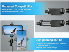 Load image into Gallery viewer, Elitehood 81" Tall Flexible Tripod Stand for iPhone with 17in Adjustable Gooseneck with Remote Compatible with iPhone 13 Pro Max / 13 Pro / 12 Pro Max, Android Phone