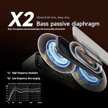 Load image into Gallery viewer, Blue Portable 5.4 Bluetooth Speaker, 9D Surround Sound,Hi Fi Sound Effect, IPX5 Hard core Waterproof,Multi-Mode Switching,high-Definition Hands-Free Calling