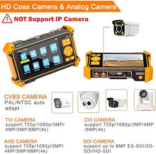 Load image into Gallery viewer, WSDCAM 5 inch TFT-LCD Screen CCTV Camera Tester Monitor Support 4K 8MP CVI TVI AHD SDI CVBS Analog Camera, Support HDMI in VGA in PTZ Control/DC12V Power Output/UTP Cable Tester, 3200-Plus