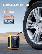 Load image into Gallery viewer, AstroAI Tire Inflator Air Compressor 12V DC Portable Air Compressor Car Accessories Auto Tire Pump 100PSI with LED Light Digital Air Pump for Car Tires Bicycles Other Inflatables