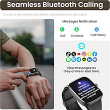 Load image into Gallery viewer, TOZO AMOLED S7 Smart Watch Bluetooth Call 1.85” Ultra HD Screen,Dynamic Dials Messages Push 100+ Sports Modes,Detect Human Health (Heart Rate,Blood Oxygen) with High Battery Life Touch Screen Watch