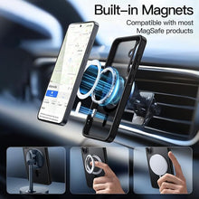 Load image into Gallery viewer, JETech Magnetic Case for Samsung Galaxy S25+ / S25 Plus 5G, Compatible with MagSafe, Translucent Matte Back Shockproof Phone Cover (Black)