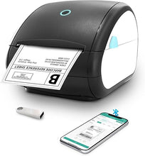 Load image into Gallery viewer, Shipping Label Printer Bluetooth - Thermal Shipping Label Printer Prints Clearly and Easy to Connect, Shipping Label Printer 4x6 for Small Business, Compatible with Amazon Etsy UPS USPS
