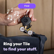 Load image into Gallery viewer, Tile by Life360 Mate (2024) Bluetooth Tracker, Keys Finder and Item Locator for Keys, Bags and More. Phone Finder. Both iOS and Android Compatible. 1-Pack (Black)