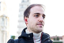 Load image into Gallery viewer, LUDOS Ultra Wired Earbuds in-Ear Headphones, 5 Years Warranty, Earphones with Microphone, Noise Isolating Ear Buds, Memory Foam for iPhone, Samsung, School Students, Kids, Women, Small Ears - Red