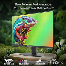Load image into Gallery viewer, Sceptre New 24-inch Gaming Monitor 100Hz 1ms DisplayPort HDMI x2 100% sRGB AMD FreeSync Build-in Speakers, Eye Care Frameless Machine Black 2024 (E248W-FW100T)