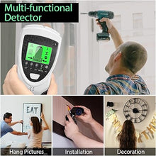 Load image into Gallery viewer, Sutekus Stud Finder Wall Scanner 5 in 1 Electronic Stud Detector with LCD Display and Audio Alarm Stud Sensor Beam Finders for Wood Metal Studs and AC Wire Detection