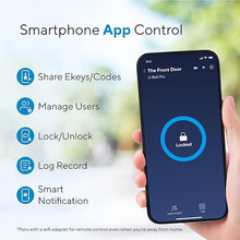 Load image into Gallery viewer, ULTRALOQ Smart Lock U-Bolt Pro, 7-in-1 Fingerprint Keyless Entry Door Lock with App Control, Anti-peep Keypad, Auto Unlock, Auto Lock, IP65 Waterproof