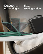 Load image into Gallery viewer, ProtoArc Foldable Keyboard and Mouse, XKM01 Folding Wireless Keyboard Mouse Combo for Business and Travel, 2.4G+Dual Bluetooth Full-Size Portable Keyboard for Laptop iPads Tablets - Green
