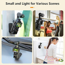 Load image into Gallery viewer, Magnetic Mount Stand Compatible with DJI Osmo Pocket 3, Upgraded Pocket3 Accessories Adapter Clamp Magnet Suction Case Holder on Desktop, Vertical Surface, 180° Adjustable Handle, Black