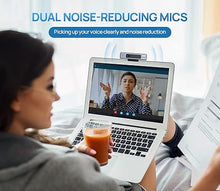 Load image into Gallery viewer, Enther Webcam HD 1080P with Microphone,Business Web Camera,Laptop Desktop Full HD Web Computer Camera,Plug and Play,for Zoom/Skype/Teams, Video Conferencing, Teaching, Streaming, and Gaming