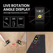 Load image into Gallery viewer, Laser Measuring Tool with Visual Aligning Indicator, MiLESEEY D9 Pro 330Ft Professional Laser Measurement Tool w/IPS Touchscreen Interface,P2P | Live Angle Display | APP Sync Laser Tape Measure
