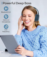Load image into Gallery viewer, INFURTURE Active Noise Cancelling Headphones, H1 Wireless Over Ear Bluetooth Headphones, Deep Bass Headset, Low Latency, Memory Foam Ear Cups,40H Playtime