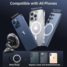 Load image into Gallery viewer, SYNCWIRE for MagSafe Car Mount - 360° Rotation Magnetic Phone Holder for Car Dashboard, Strong Magnets Car Phone Holder Mount Compatible iPhone 16 Pro Max 15 14 13 12,Samsung - MagSafe Car Accessories