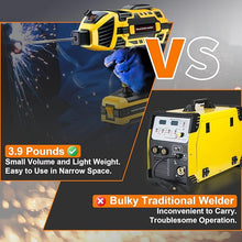Load image into Gallery viewer, Handheld Welding Machine 110V 120A Portable Electric Welding Machine, IGBT Inverter Stick Welder with 6 Variable Current Adjustment for 3/32"-1/8" Welding Rod Tool