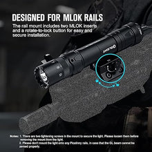 Load image into Gallery viewer, OLIGHT Odin GL M 1500 Lumens MLOK Mount Rechargeable Tactical Flashlight with Green Beam and White LED Combo, Removable Slide Rail Mount and Dual-Button Remote Pressure Switch