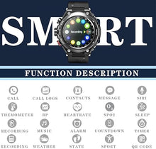 Load image into Gallery viewer, Smart Watch with Earbuds 3 in 1 Round Fitness Tracker 1.28inch Smartwatch for Men Answer/Make Call Speaker Recording Sleep Monitor Sports Smart Watch Long Time Standby