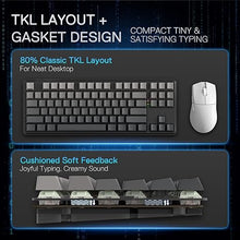Load image into Gallery viewer, Redragon K707 PRO GB 80% Gasket RGB Gaming Keyboard, 3-Modes Wireless TKL Mechanical Keyboard w/Hot-Swap South-Facing LEDs Socket, PBT Gradient Keycaps & 5-Layer Noise Dampening, Custom Linear Switch