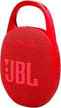 Load image into Gallery viewer, JBL Clip 5 - Ultra-Portable, Waterproof & Dustproof Bluetooth Speaker, Big Pro Sound with Punchy bass, Integrated Carabiner, Up to 12 Hours of Play, Made in Part with Recycled Materials (Red)