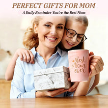 Load image into Gallery viewer, YHRJWN Gifts for Mom, Best Mom Ever Coffee Mug, Mom Mothers Gifts from Daughter Son, Moms Gift Idea for Birthday, Valentines Day, Present for Moms Mothers, 14 Oz Pink