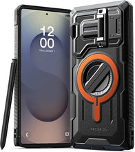 Load image into Gallery viewer, VRS DESIGN Terra Guard Ultimate for Galaxy S25 Ultra Case (2025), Premium Protective Case with Full Camera Lens Protection & Magnetic Wireless Charging and Accessory Compatibility (Metallic Orange)