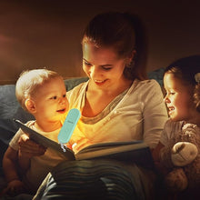 Load image into Gallery viewer, Book Light, USB Rechargeable Reading Light, Eye-Cared Amber Light Mode Book Light for Reading in Bed Kids, 8 LEDs Bookmark Portable Book Light Clip on, Stepless Dimming, Turquoise