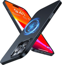 Load image into Gallery viewer, TORRAS Magnetic Slim-Fit for iPhone 16 Pro Max Case, Ultra-Thin 16 ProMax Phone Case Compatible with MagSafe, Light Anti-Scratch Matte Hard PC Bayer 6.9 inch OriginFit, Black