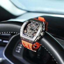 Load image into Gallery viewer, TSAR BOMBA Mens Watches Waterproof 50M Analog Chronograph Men’s Dress Business Work Watch Luxury Tonneau Watches for Men