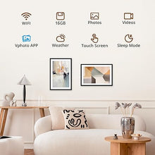 Load image into Gallery viewer, Dragon Touch 10.1'' WIFI Digital Picture Frame - 1280*800 HD IPS Touch Screen Digital Photo Frame Display, Auto-Rotate, Share Photos/Videos Instantly via Free App Best Gifts for Birthday, Wedding, Mom