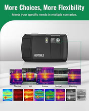 Load image into Gallery viewer, HP96 Thermal Imaging Camera, Super Resolution 240 x 240 Thermal Camera with Visual Camera, 96 x 96 IR Resolution, 3.5" Touch Screen, 25 Hz, Video and Audio Recording, 50° FOV, -4°F to 662°F