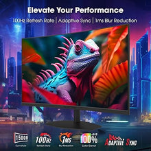 Load image into Gallery viewer, Sceptre Curved 27-inch Gaming Monitor 1500R 100Hz HDMI X2 DisplayPort 1ms 100% sRGB, Build-in Speakers Machine Black 2024 (C275W-FW100T)