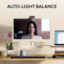 Load image into Gallery viewer, Logitech Brio 101 Full HD 1080p Webcam Made for Meetings and Works for Streaming — Auto-Light Balance, Built-in Mic, Privacy Shutter, USB-A, for Microsoft Teams, Google Meet, Zoom, and More - Black