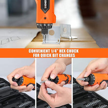 Load image into Gallery viewer, ENERTWIST Cordless Screwdriver, 8V Max 10Nm Electric Screwdriver Rechargeable Set with 82 Accessory Kit and Charger in Carrying Case, 21+1 Cluth, Dual Position Handle, LED Light, ET-CS-8