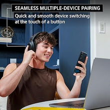 Load image into Gallery viewer, Sony WH-1000XM4 Wireless Premium Noise Canceling Overhead Headphones with Mic for Phone-Call and Alexa Voice Control, Black WH1000XM4