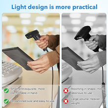 Load image into Gallery viewer, Barcode Scanner,Symcode USB Laser Barcode Scanner Handheld Wired Bar Code Scanner Reader Small and Exquisite Black