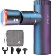 Load image into Gallery viewer, arboleaf Mini Massage Gun with Heat and Cold, Percussion Deep Tissues Muscle Massager, Full-Metal Travel Massage Gun, Portable Handheld Massager for Office Gifts for Him, Home, Athletes