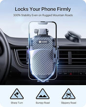 Load image into Gallery viewer, andobil Car Phone Holder (Bumpy Roads Friendly) Military-Grade Cell Phone Car Mount Ultimate Phone Holders for Your Car Dashboard Windshield Vent Car Mount for iPhone 16 Pro Max/15/14/13/12, Samsung