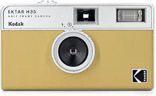 Load image into Gallery viewer, KODAK EKTAR H35 Half Frame Film Camera, 35mm, Reusable, Focus-Free, Lightweight, Easy-to-Use (Sand) (Film & AAA Battery are not Included)