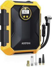 Load image into Gallery viewer, AstroAI Tire Inflator Air Compressor 12V DC Portable Air Compressor Car Accessories Auto Tire Pump 100PSI with LED Light Digital Air Pump for Car Tires Bicycles Other Inflatables