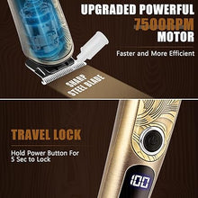 Load image into Gallery viewer, Ufree Gifts for Men, Beard Trimmer for Men with Charging Stand, IPX7 Waterproof Electric Razor Shavers for Men, Clippers for Hair Cutting, Mens Grooming Kit for Mustache Nose Facial Body