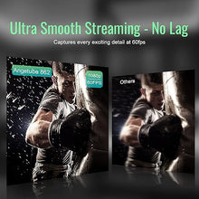 Load image into Gallery viewer, Angetube Streaming Webcam with Microphone: 1080P 60FPS USB Web Cam with Ring Light and Remote Control - HD Web Camera with 5X Digital Zoom Built in Privacy Cover,for PC|Computer|Laptop|Mac|Desktop