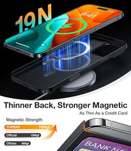 Load image into Gallery viewer, TORRAS Magnetic Slim Fit for iPhone 16 Pro Max Case with Stand, Ultra-Thin 16 Pro Max Phone Case Compatible with MagSafe, Built-in Stash Stand, Light Anti-Scratch Matte Hard PC 6.9 inch, Black
